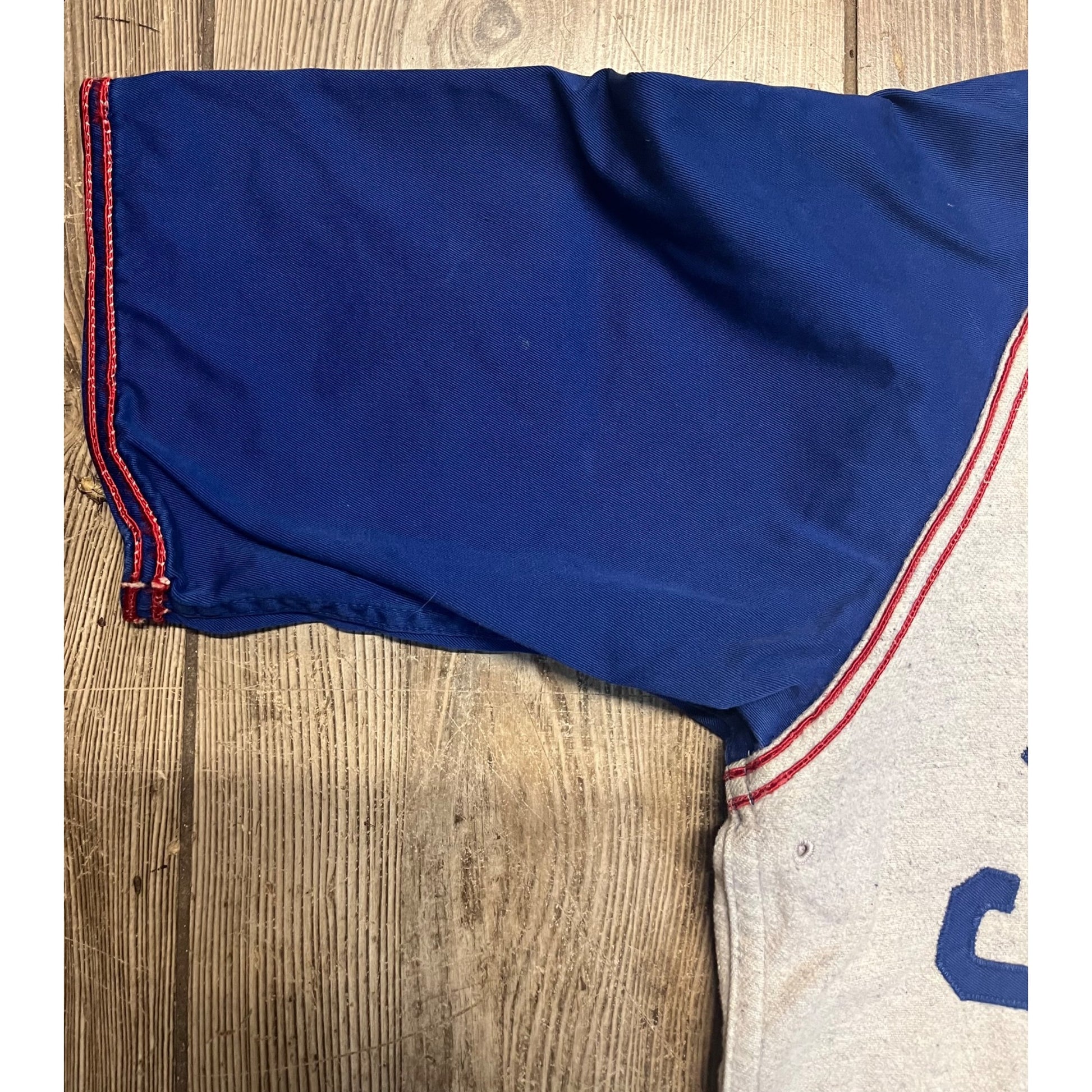Vintage Early Baseball Uniform Caledonia Wis Ford Wagon Works Sales Service Advertising