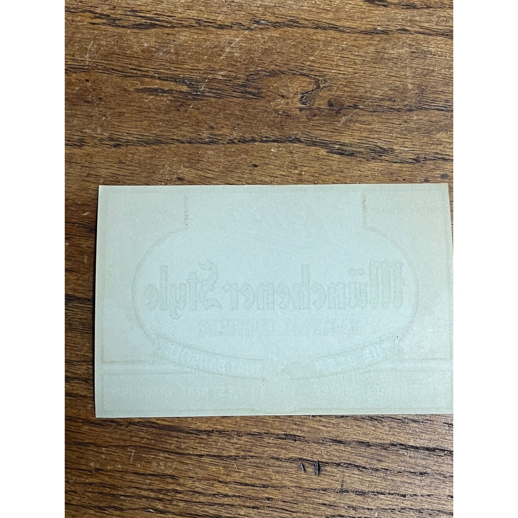 1940s West Bend Lithia Munchener Style Beer Bottle Label IRTP Wis Wisconsin WI
