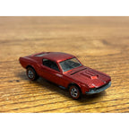 1968 Hot Wheels Redline Custom Mustang Red US -- EXCELLENT MINTY