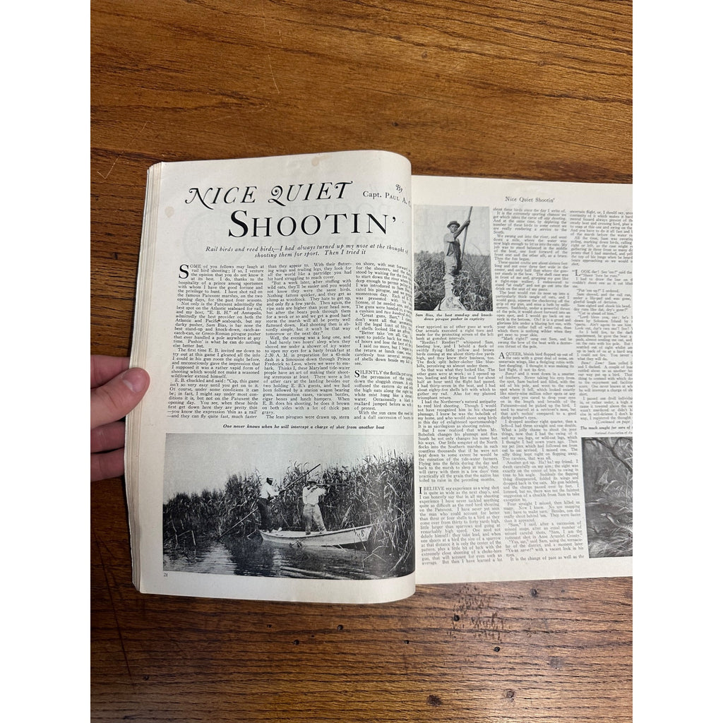 Vintage Field & Stream Outdoorsman Magazine (August 1926) No 4 Hunting Fishing
