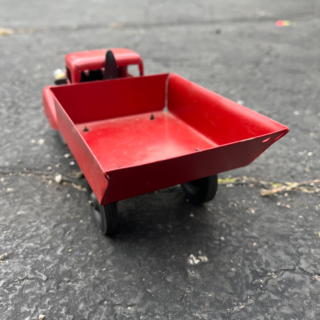 Vintage Marx Wyandotte Red Dump Truck Pressed Steel Toy