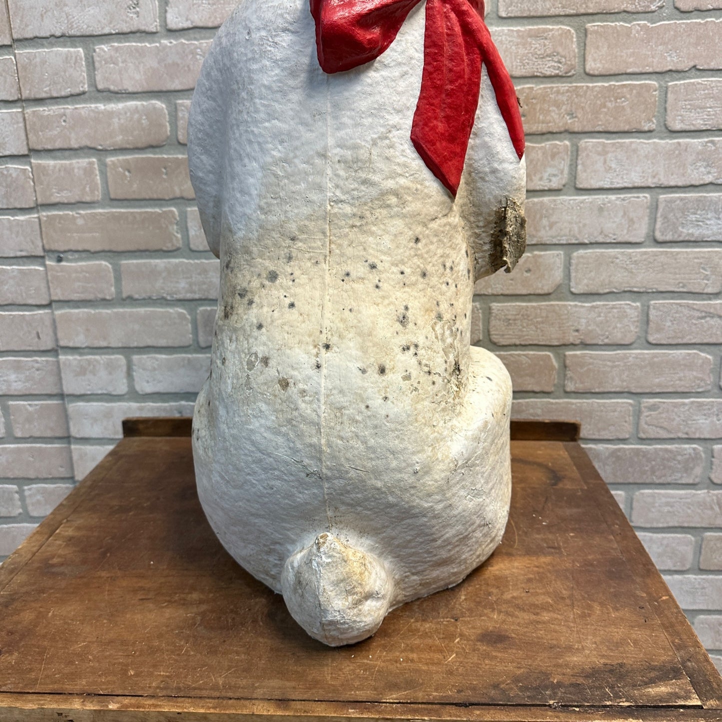 RARE Vintage Easter Bunny 3ft Store Display Pulp Paper Mache Composition