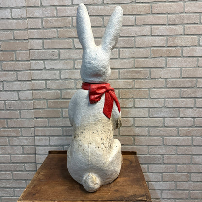 RARE Vintage Easter Bunny 3ft Store Display Pulp Paper Mache Composition