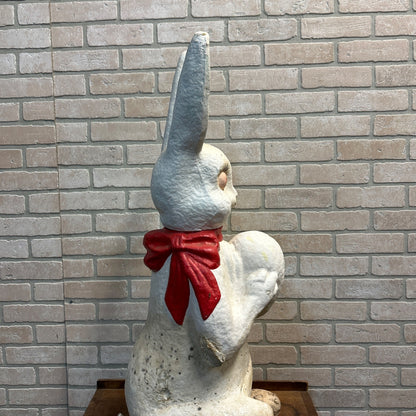 RARE Vintage Easter Bunny 3ft Store Display Pulp Paper Mache Composition