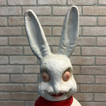 RARE Vintage Easter Bunny 3ft Store Display Pulp Paper Mache Composition