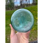 Antique Mason Patent 1858 Hero Cross Mark Aqua Blue Quart Glass Canning Jar