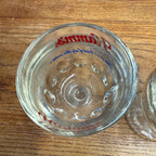 Vintage Pair Hamm’s Beer Goblet Thumbprint Heavy Stemmed Schooner Glass 6" Barware