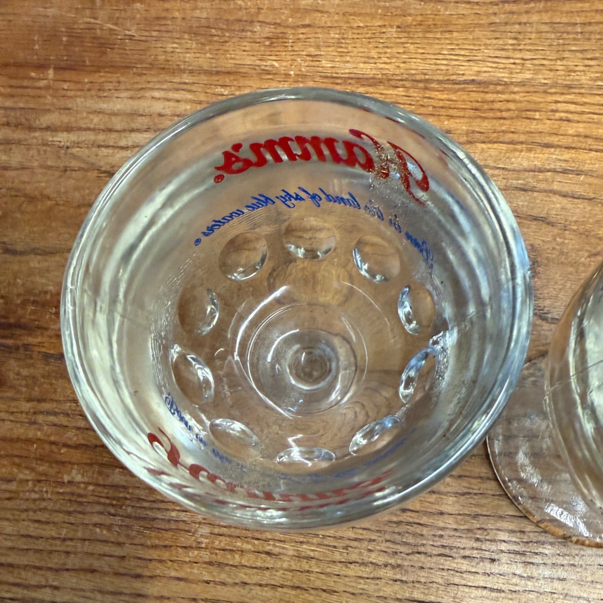 Vintage Pair Hamm’s Beer Goblet Thumbprint Heavy Stemmed Schooner Glass 6" Barware