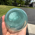 Vintage Mason Ball Jar Fruit Canning Triple L Nice W/ Lid  "P3"