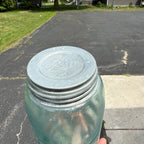 Vintage Mason Ball Jar Fruit Canning Triple L Nice W/ Lid  "P3"