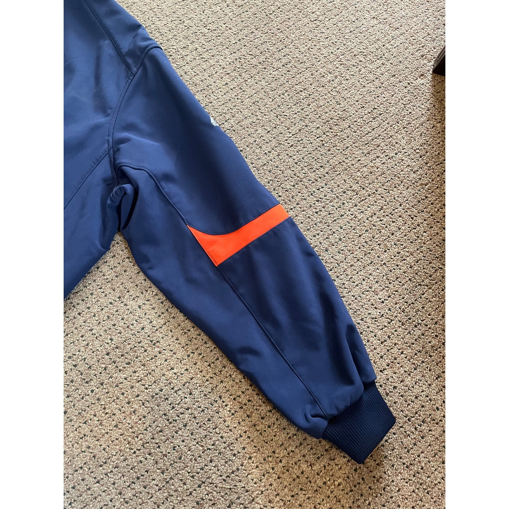 Majestic University of Illinois Fighting Illini Therma Jacket Mens Size XL Blue