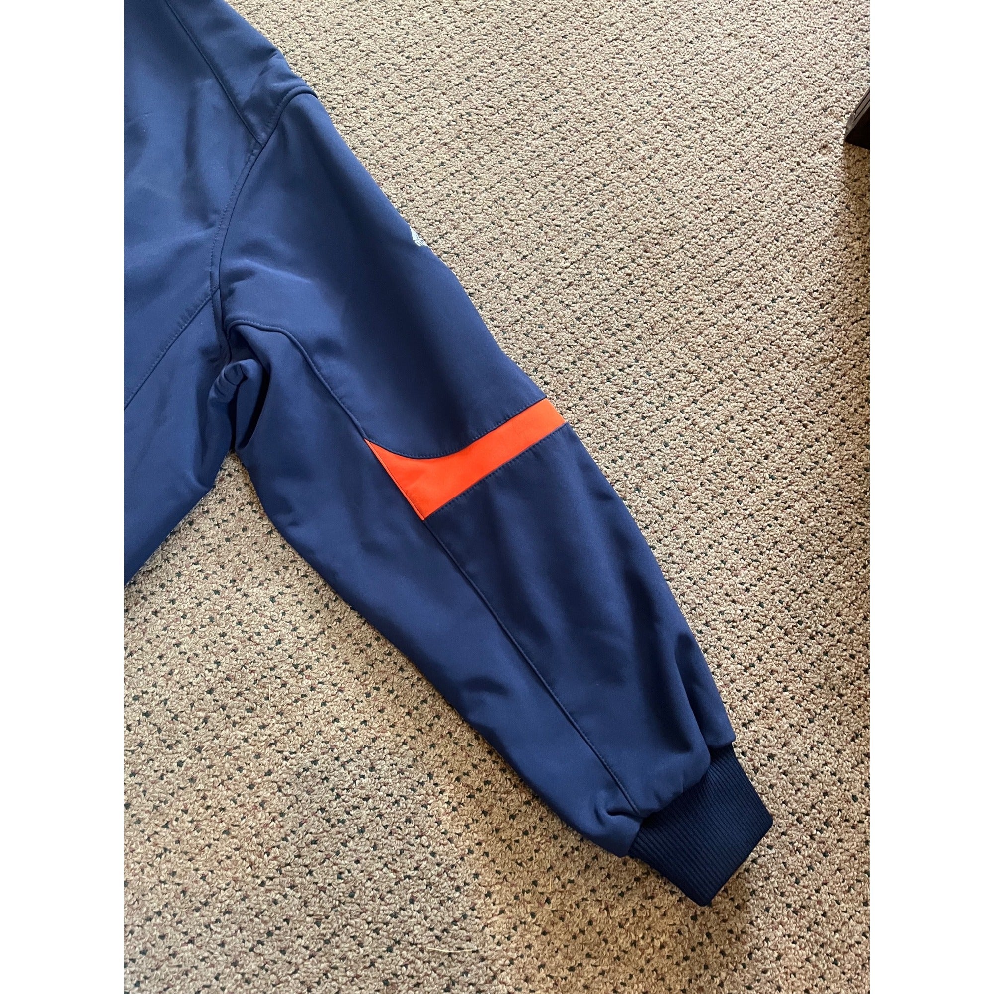 Majestic University of Illinois Fighting Illini Therma Jacket Mens Size XL Blue