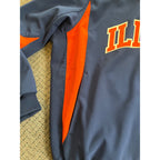 Majestic University of Illinois Fighting Illini Therma Jacket Mens Size XL Blue