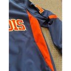Majestic University of Illinois Fighting Illini Therma Jacket Mens Size XL Blue