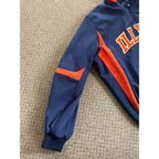 Majestic University of Illinois Fighting Illini Therma Jacket Mens Size XL Blue