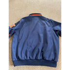 Majestic University of Illinois Fighting Illini Therma Jacket Mens Size XL Blue