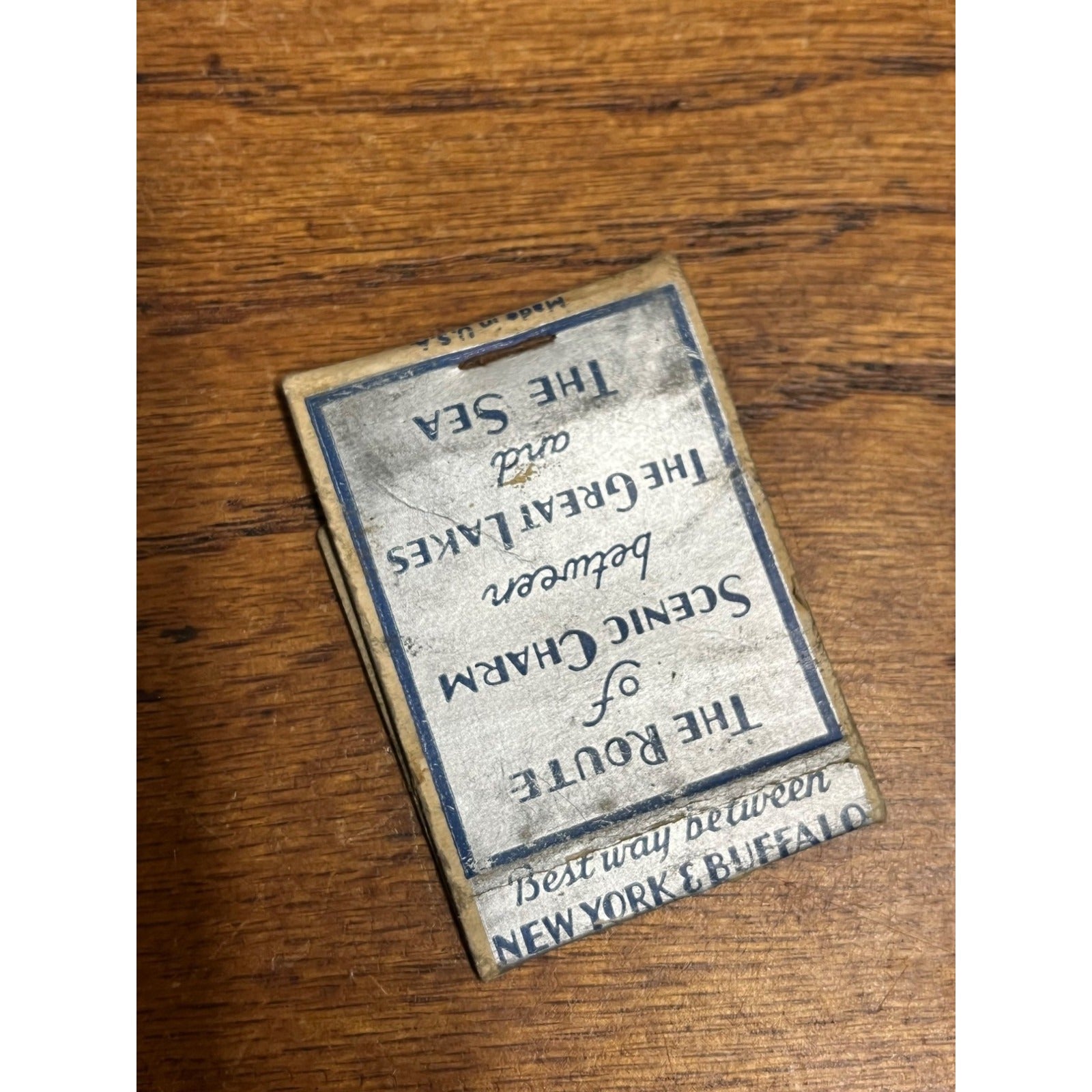 Vintage Lackawanna Railroad Matchbook Matches New York Buffalo NY