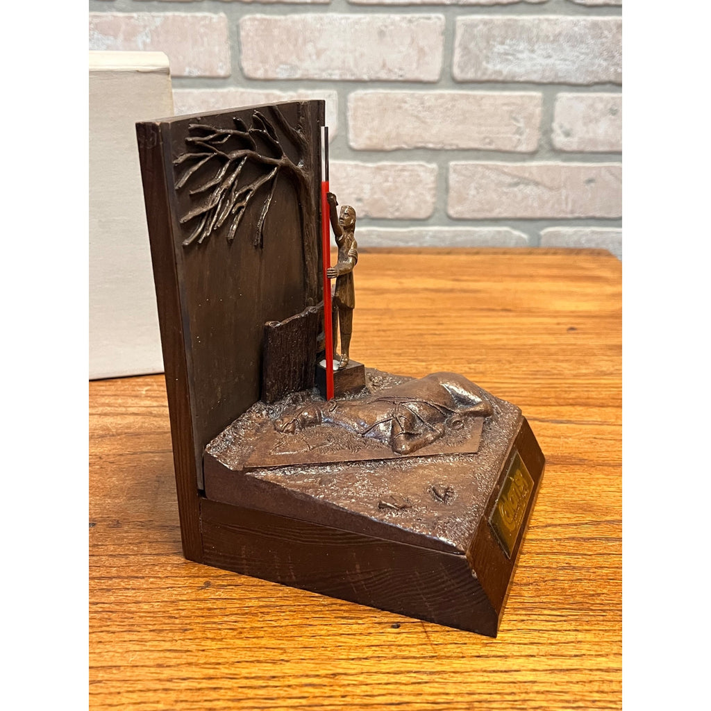 Vintage RARE Pharmaceutical Rep Calan SR Verapamil LTD ED Sculpture-Bookend