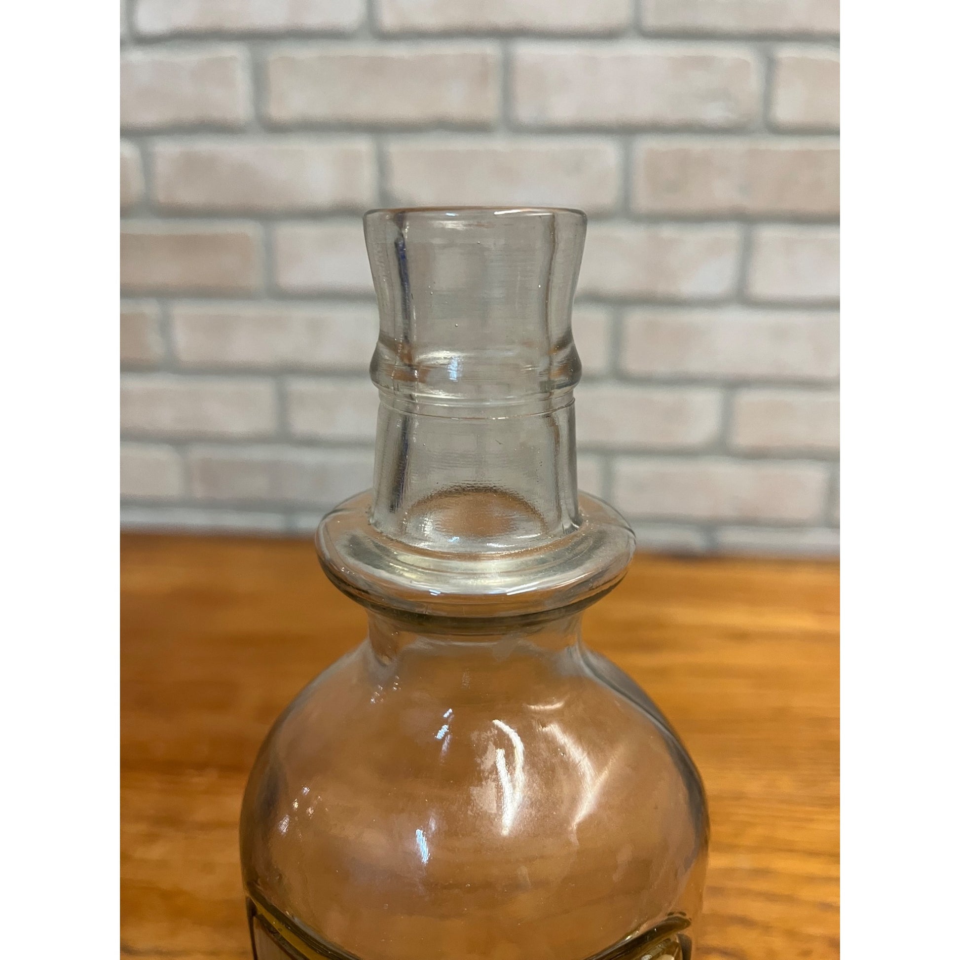 Vintage John Graf Lemon Life Glass Label Soda Syrup Decanter Bottle Milwaukee