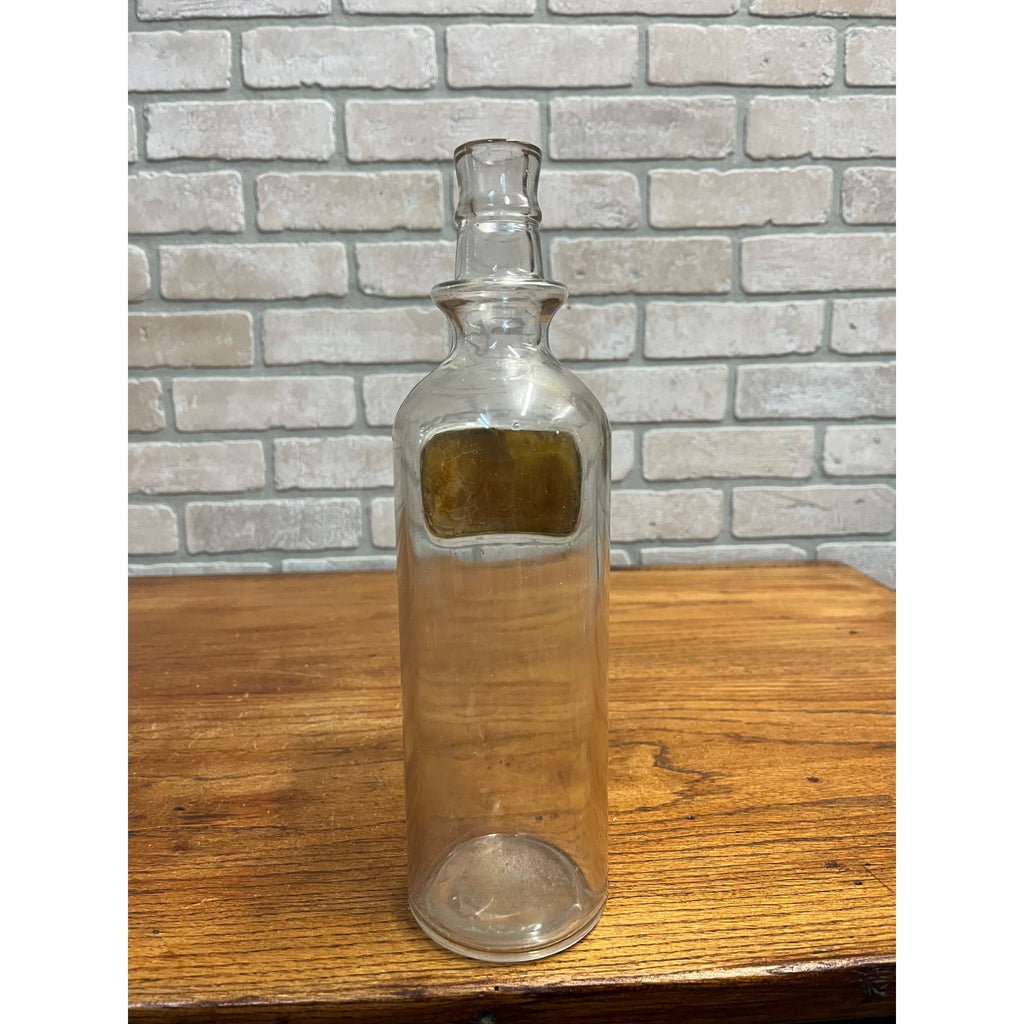 Vintage John Graf Lemon Life Glass Label Soda Syrup Decanter Bottle Milwaukee