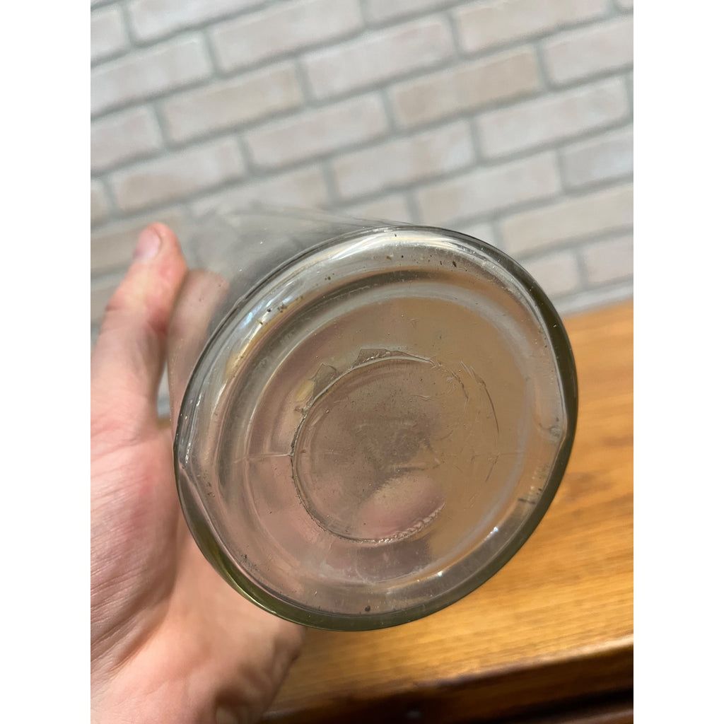 Vintage John Graf Lemon Life Glass Label Soda Syrup Decanter Bottle Milwaukee