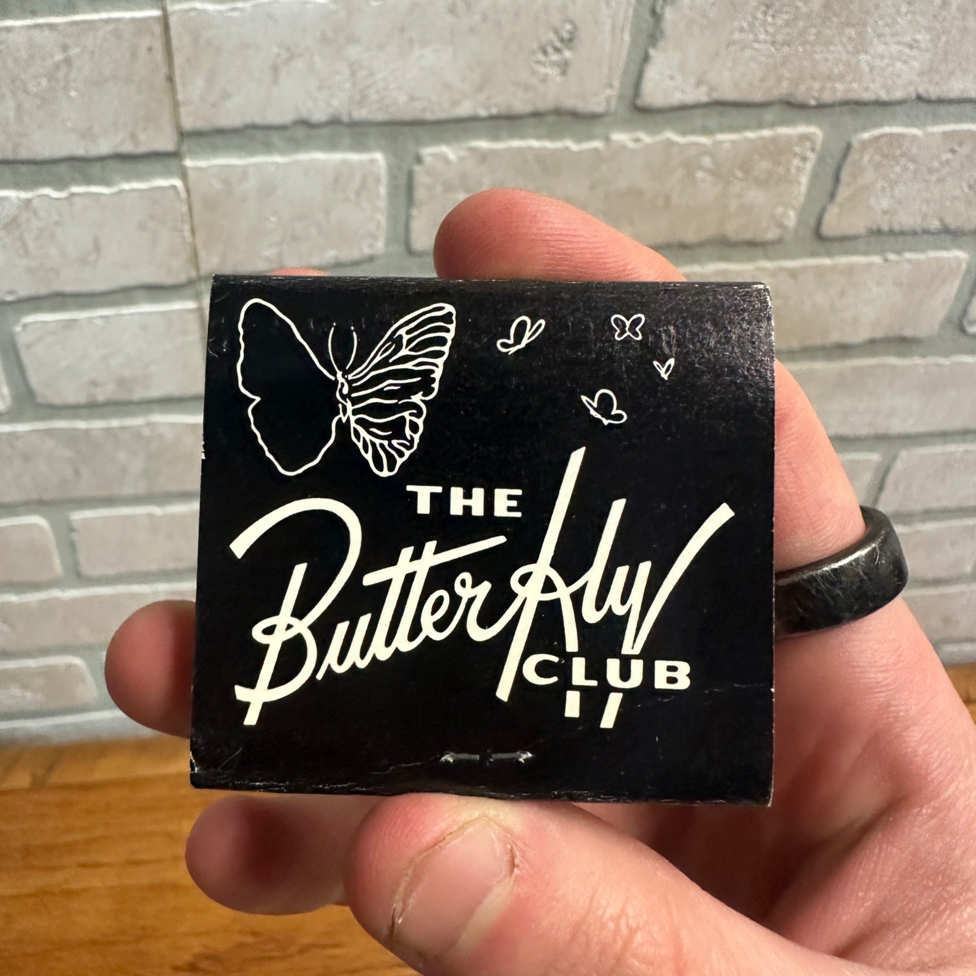 Butterfly Club Beloit WI Wisconsin Vintage Matchbook Cover