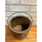 Vintage Kuehn OK Herring Milwaukee Wisconsin Advertising Tin Pail Can Bucket