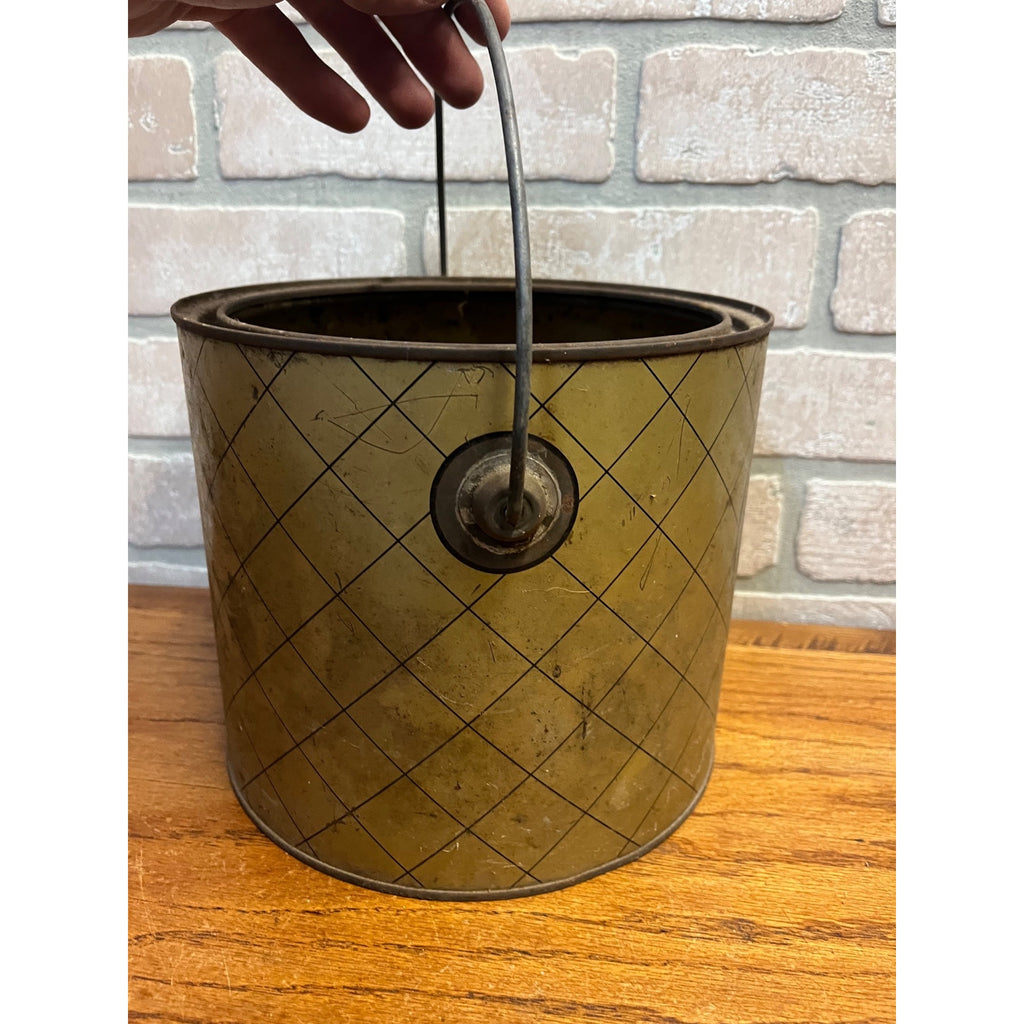 Vintage Kuehn OK Herring Milwaukee Wisconsin Advertising Tin Pail Can Bucket