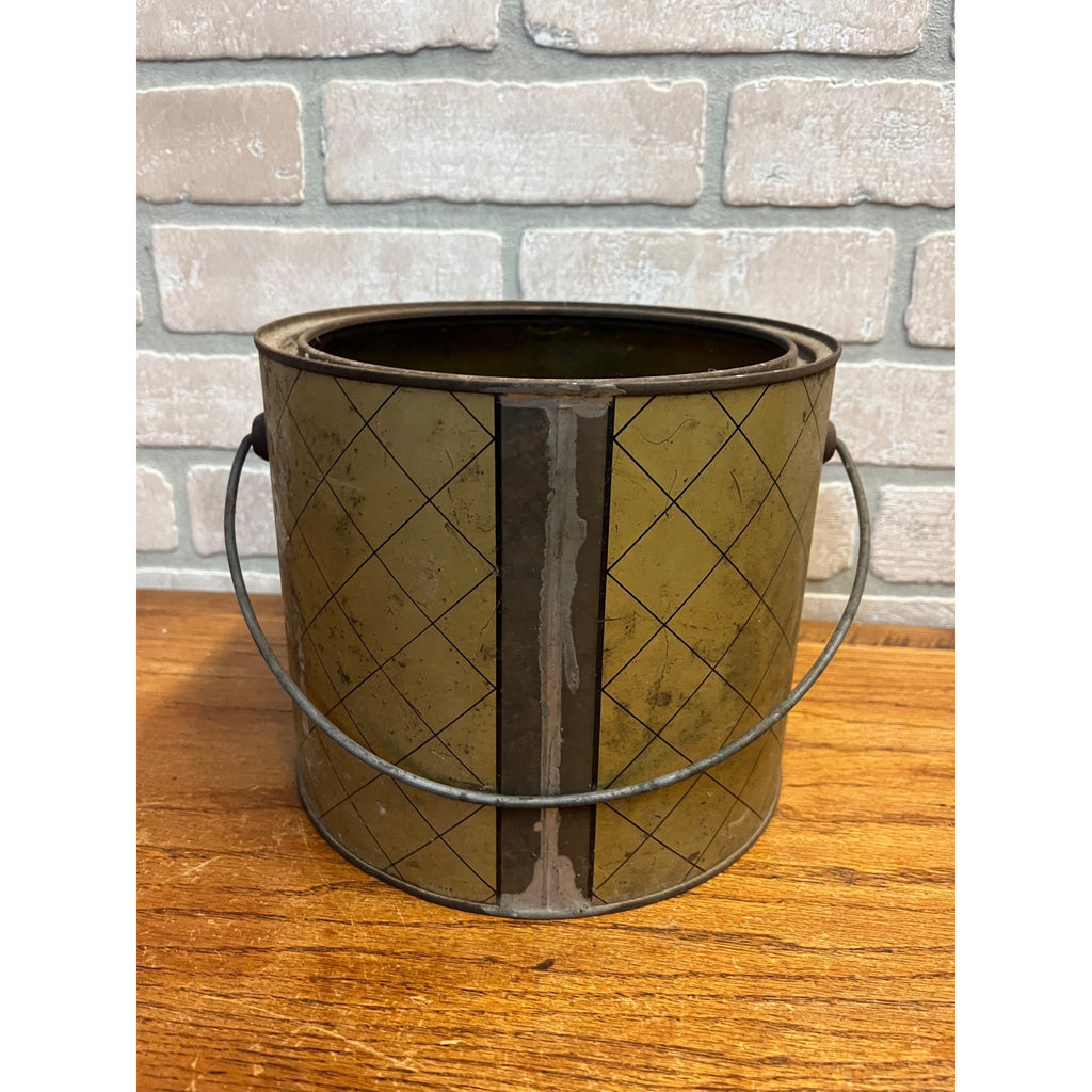 Vintage Kuehn OK Herring Milwaukee Wisconsin Advertising Tin Pail Can Bucket