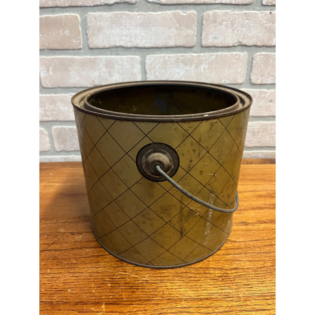 Vintage Kuehn OK Herring Milwaukee Wisconsin Advertising Tin Pail Can Bucket