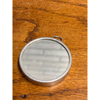 Vintage c1940s WWII Era Japan Directional Pocket Compass w/ Mirror Back 1.75"