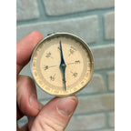 Vintage c1940s WWII Era Japan Directional Pocket Compass w/ Mirror Back 1.75"