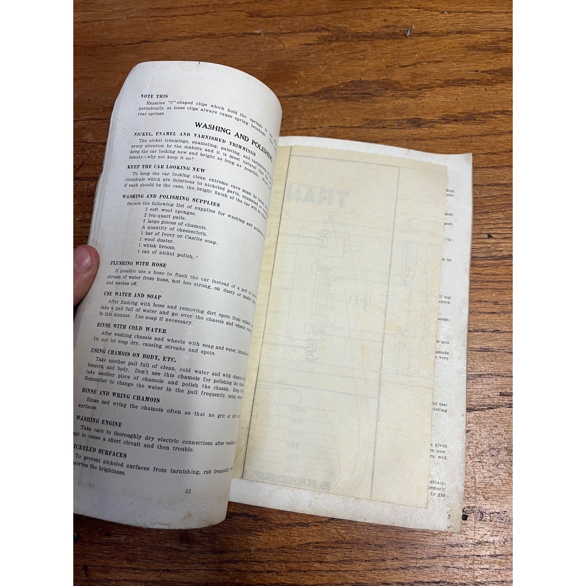 Vintage Paperback Instruction Book Oldsmobile Model 45-B Automobile Manual Lansing, Michigan 1920