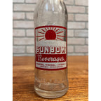 Vintage Sunbow Beverages ACL Soda Bottle Maribel Wisconsin WI Mineral Springs
