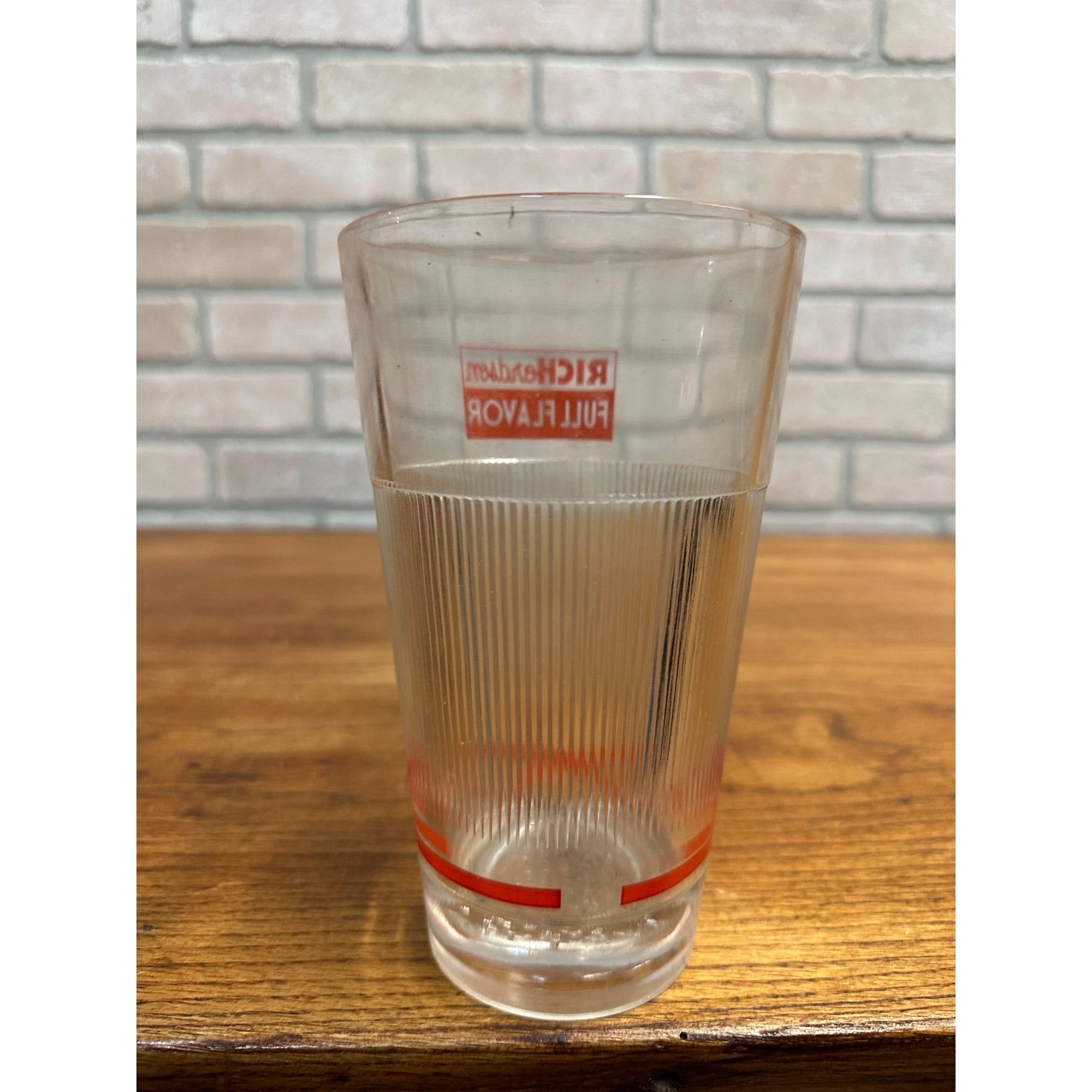 Vintage Richardson Full Flavor MixServ Glass ~ Float/Malt Glass - Soda Fountain