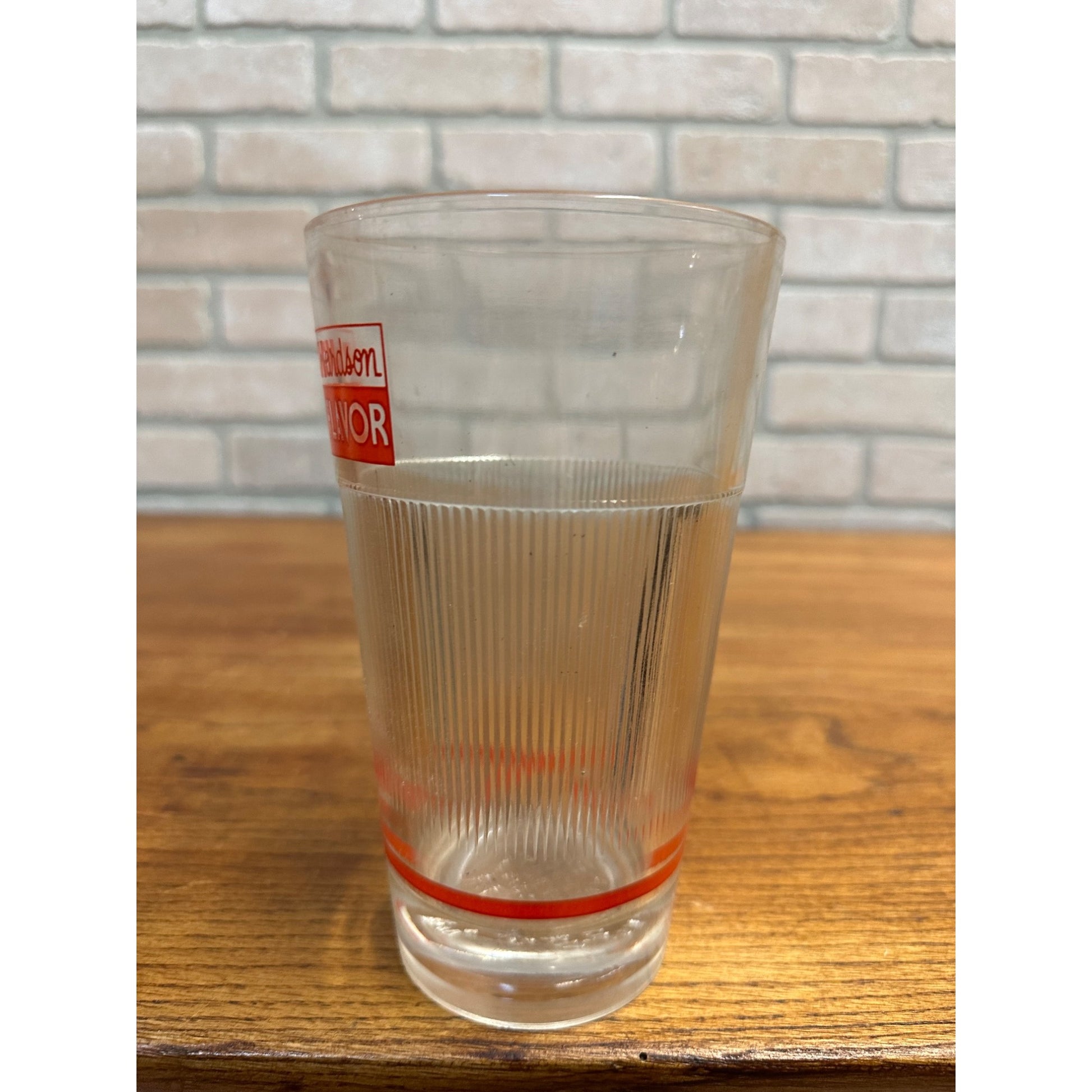 Vintage Richardson Full Flavor MixServ Glass ~ Float/Malt Glass - Soda Fountain