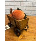 Adorable Boyd’s Bear “Boyd’s Farm” Miniature Fall Time Harvest Pumpkin Wagon