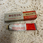 Vintage Boyol Drawing Salve Medicine Tube w/ Box Skin Irritations Pfeiffer Co