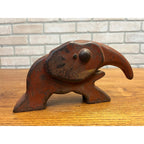 Vintage Vindex Red Cast Iron Elephant Nutcracker Original Paint