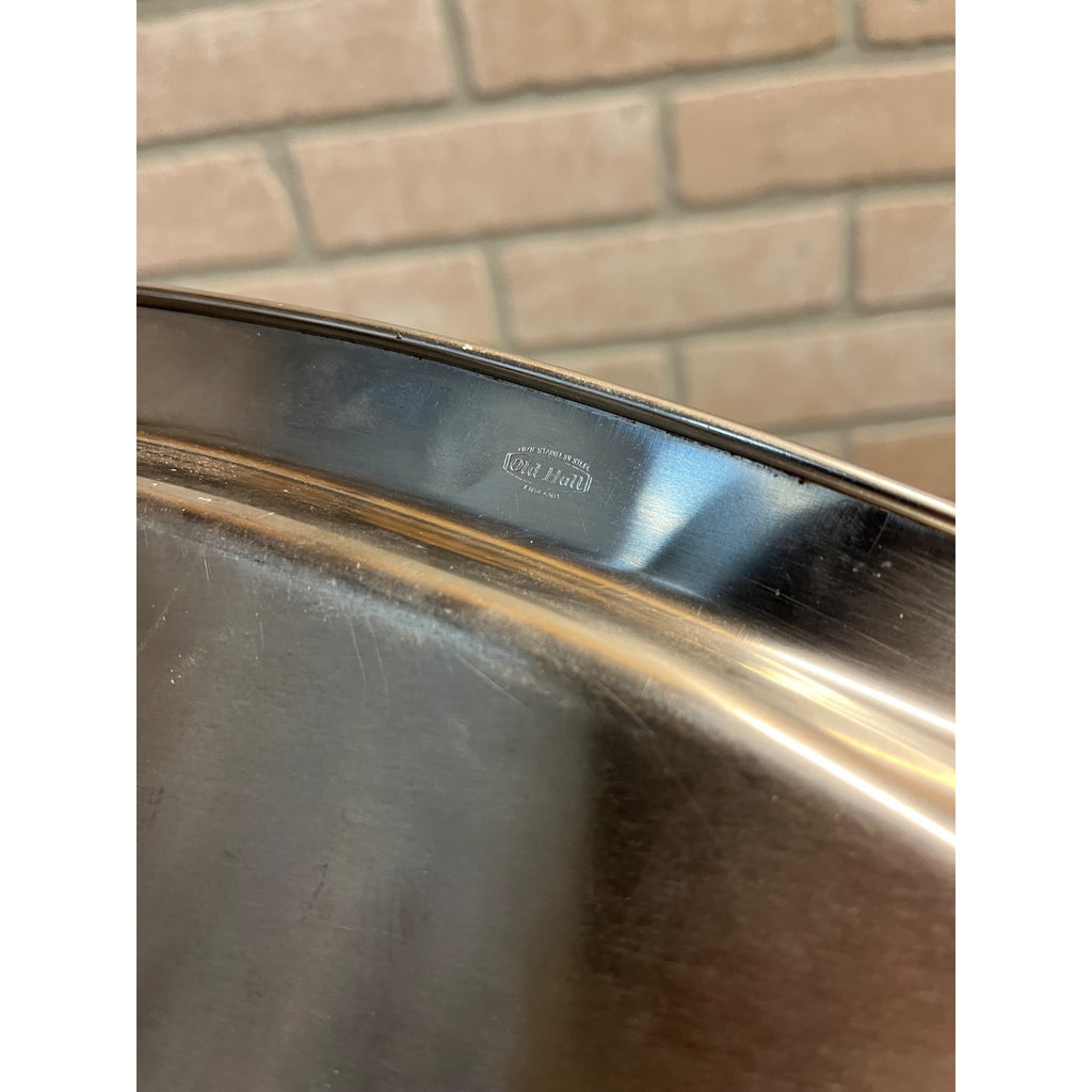 Vintage 1960s MCM Stainless Steel Serving Tray Old Hall 16" x 12.5"