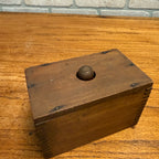 Antique Primitive 1lb Butter Press Mold Kitchen Decor 19th Century