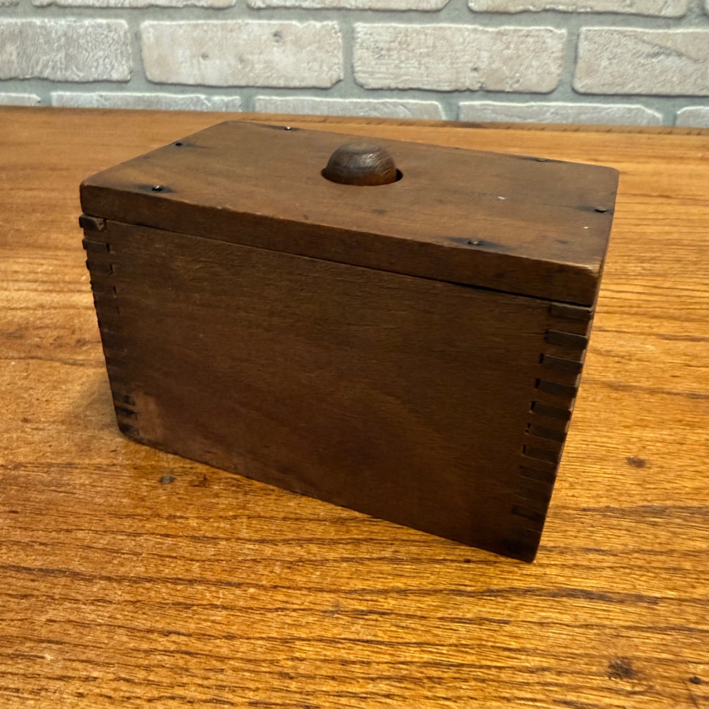 Antique Primitive 1lb Butter Press Mold Kitchen Decor 19th Century