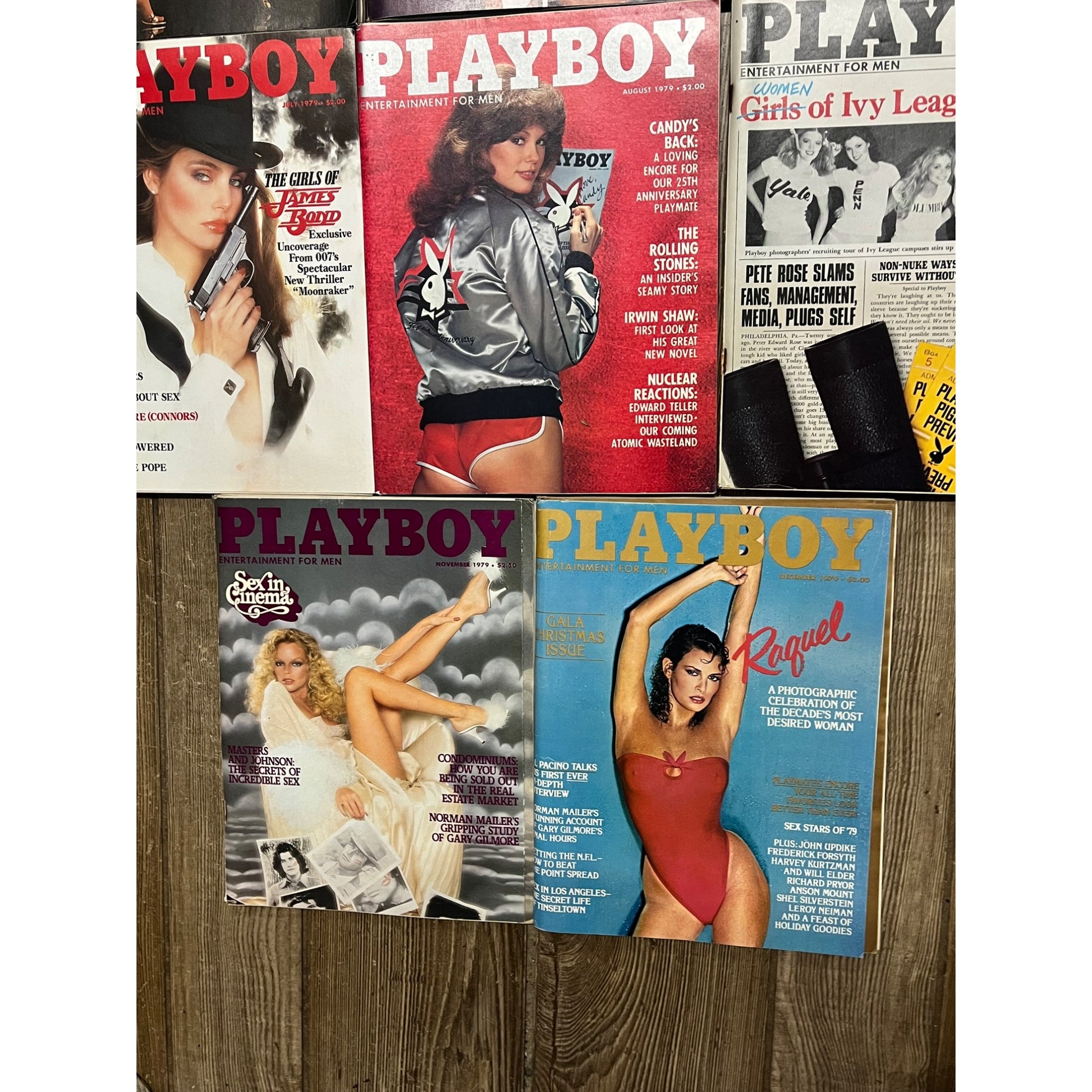 Vintage 1979 Playboy Magazines Lot (11) Entertainment for Men