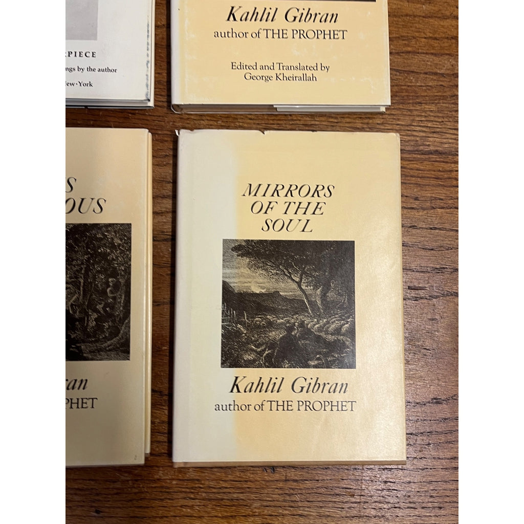 Lot 4 Kahlil Gibran Books Prophet, Procession, Spirits Rebellious, Mirrors Soul