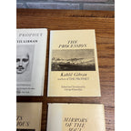 Lot 4 Kahlil Gibran Books Prophet, Procession, Spirits Rebellious, Mirrors Soul