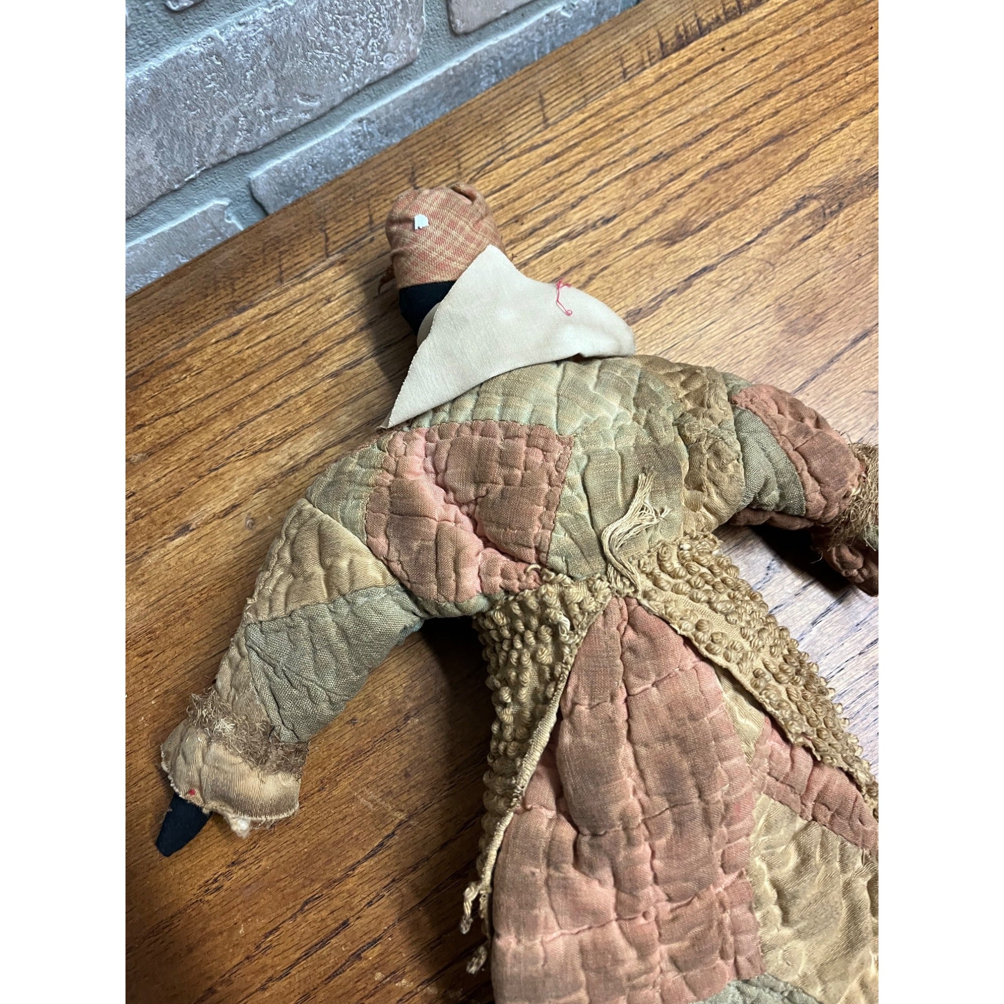 Primitive Black African American Folk Art Rag Doll Handmade Vintage Antique
