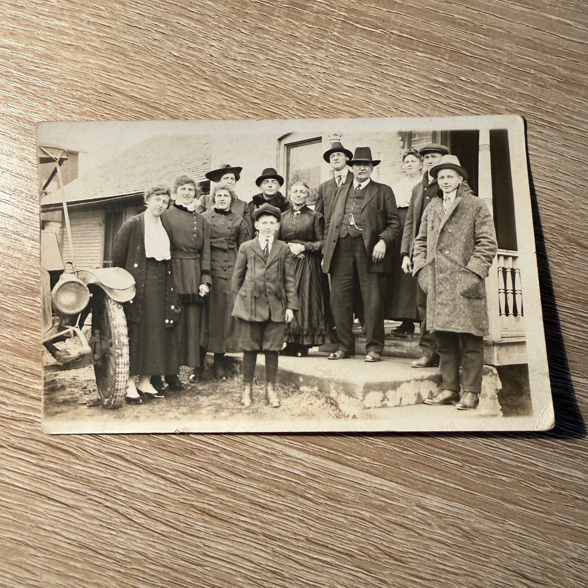 RPPC Postcard West Bend Wis PH Trakat Family Photo Portrait