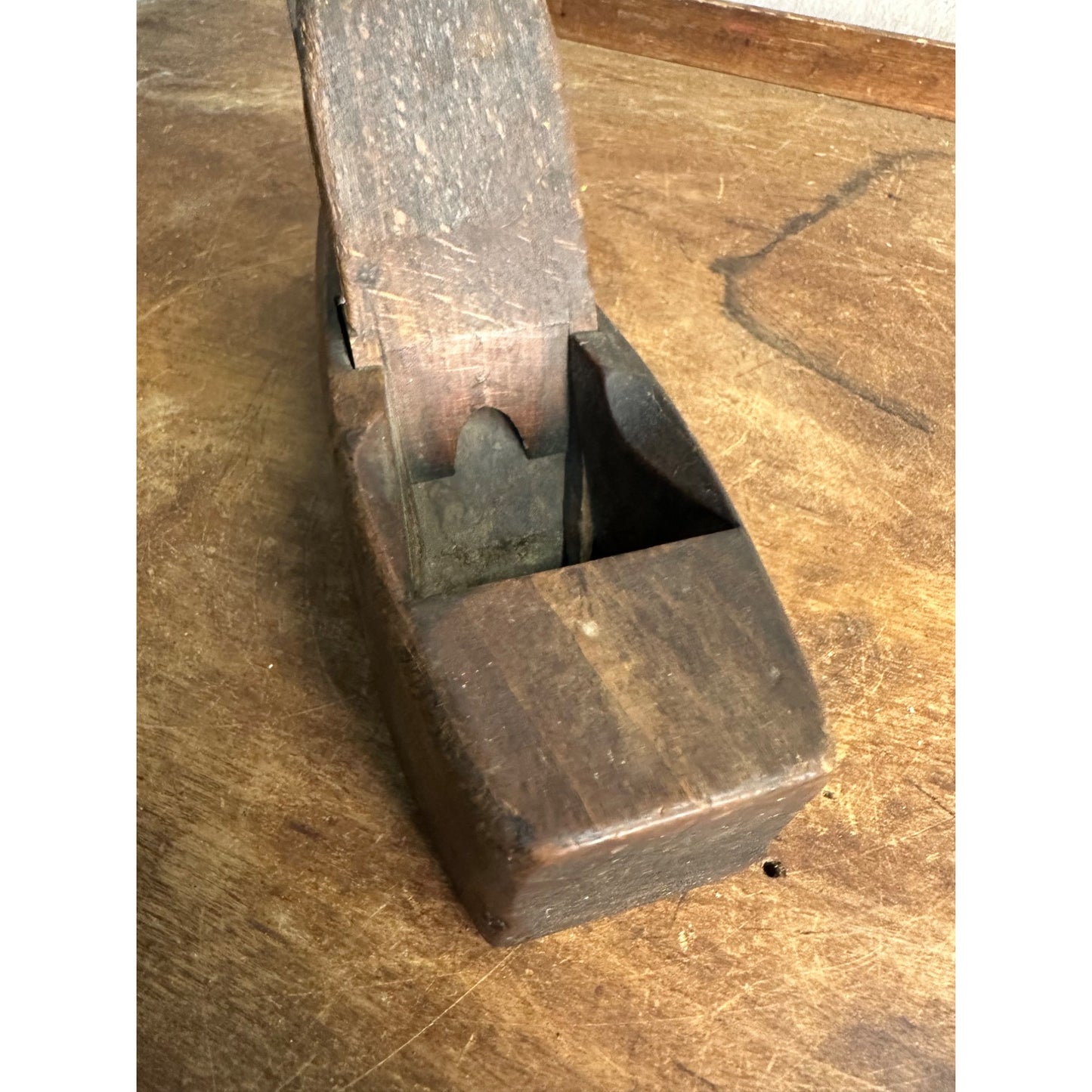 Antique 1800s W. Butcher No. 5 Woodworking Coffin Plane 7.5" Tool