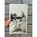Vintage 1930s Baseball Snapshot Photo Wisconsin "28 GH" Stadium