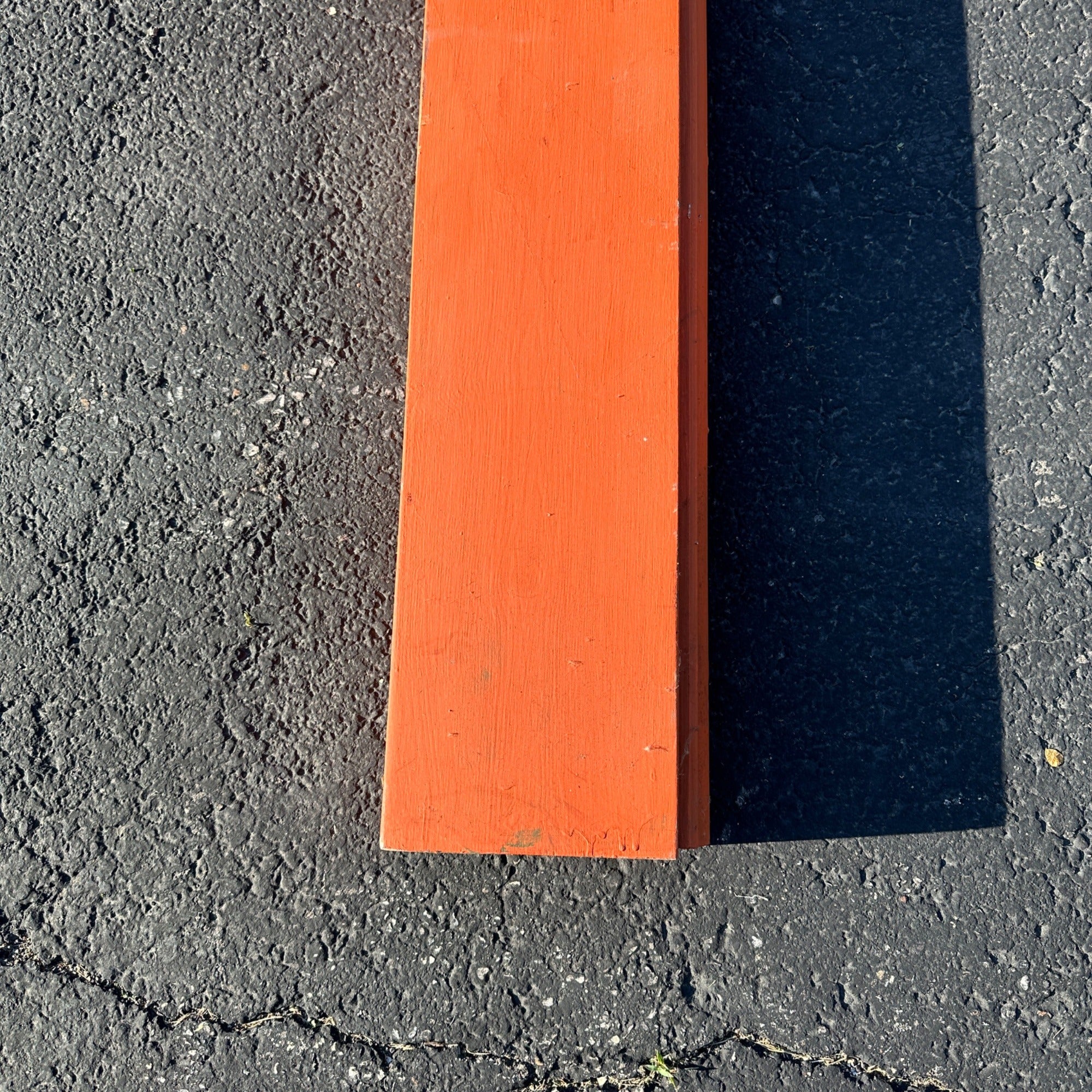 Vintage Wooden Orange Fireplace Mantle Rustic Farmhouse